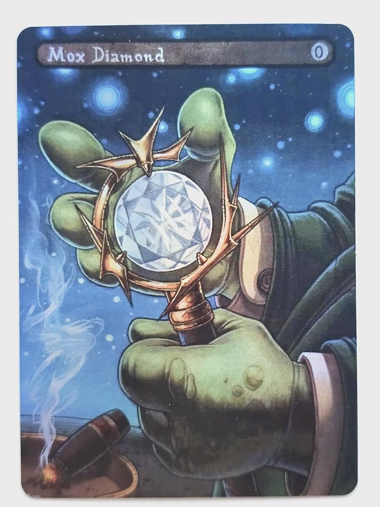 Amazon.com: MOX Diamond #01 Foil - Alternative Custom Art Artifact